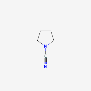 1-Cyanopyrrolidine structure, CAS 1530-88-7
