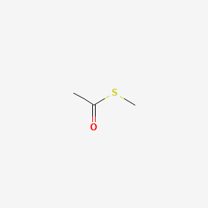 Methanethiol acetate structure, CAS 1534-08-3