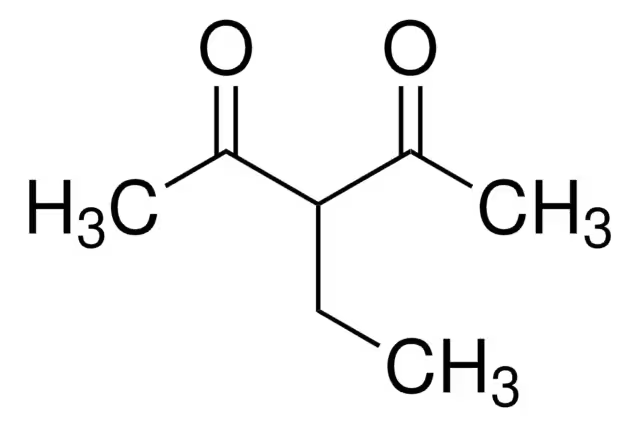 3-Ethyl-2,4-pentanedione structure, CAS 1540-34-7