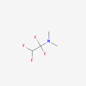 N,N-Dimethyl-1,1,2,2-tetrafluoroethylamine structure, CAS 1550-50-1