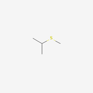 Isopropyl methyl sulfide structure, CAS 1551-21-9