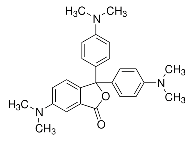 Crystal violet lactone structure, CAS 1552-42-7