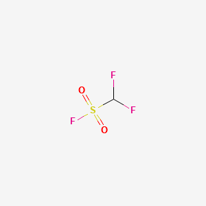 Difluoromethanesulfonyl fluoride structure, CAS 1554-47-8