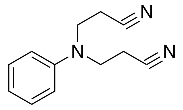N,N-Bis(cyanoethyl)aniline structure, CAS 1555-66-4