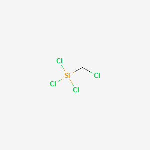 (Chloromethyl)trichlorosilane structure, CAS 1558-25-4