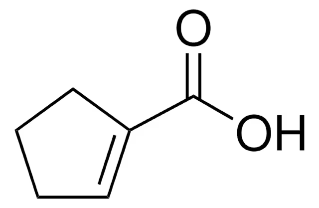 1-Cyclopentenecarboxylic acid structure, CAS 1560-11-8