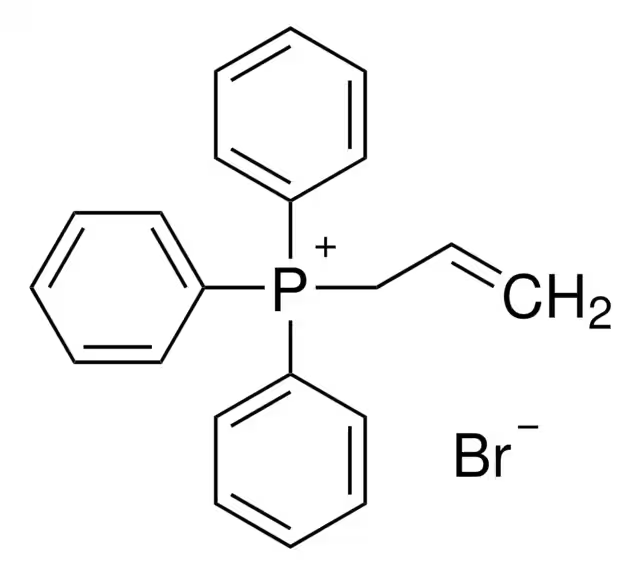 Allyltriphenylphosphonium bromide structure, CAS 1560-54-9