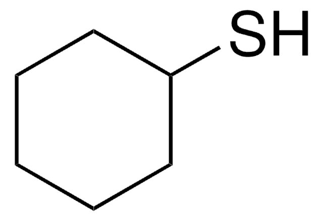 Cyclohexyl mercaptan structure, CAS 1569-69-3