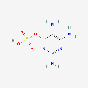 2,5,6-Triaminopyrimidin-4-ol sulphate structure, CAS 1603-02-7