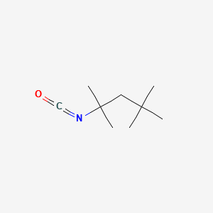 1,1,3,3-Tetramethylbutyl isocyanate structure, CAS 1611-57-0