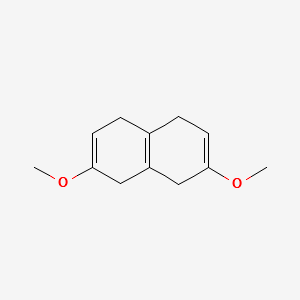 1,4,5,8-Tetrahydro-2,7-dimethoxynaphthalene structure, CAS 1614-82-0