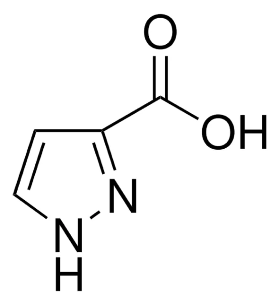 5-Pyrazolecarboxylic acid structure, CAS 1621-91-6
