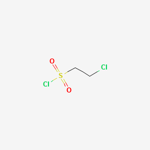 2-Chloroethanesulfonyl chloride structure, CAS 1622-32-8