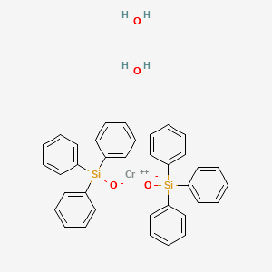 Bis(triphenylsilyl) chromate structure, CAS 1624-02-8