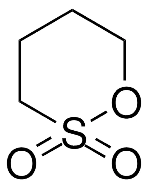 1,4-Butane sultone structure, CAS 1633-83-6