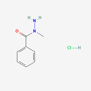 N-Methylbenzohydrazide hydrochloride structure, CAS 1660-25-9