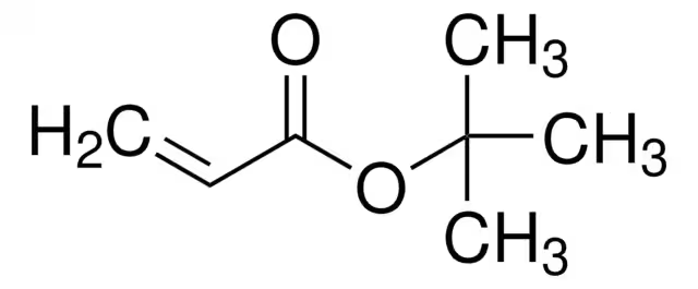 tert-Butyl acrylate structure, CAS 1663-39-4