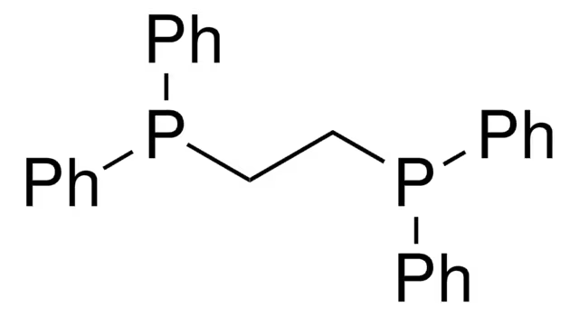 1,2-Bis(diphenylphosphino)ethane structure, CAS 1663-45-2
