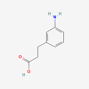 3-(3-Aminophenyl)propanoic acid structure, CAS 1664-54-6