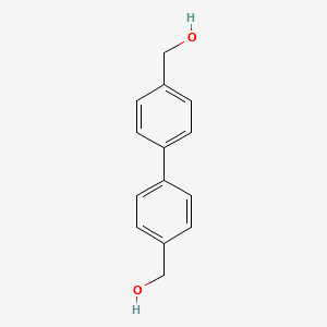 4,4'-Bis(hydroxymethyl)biphenyl structure, CAS 1667-12-5