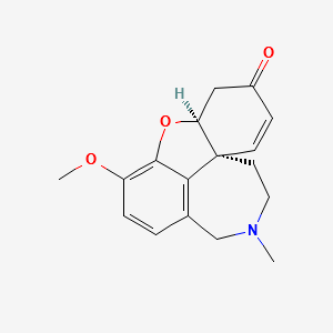(+/-)-Narwedine structure, CAS 1668-86-6