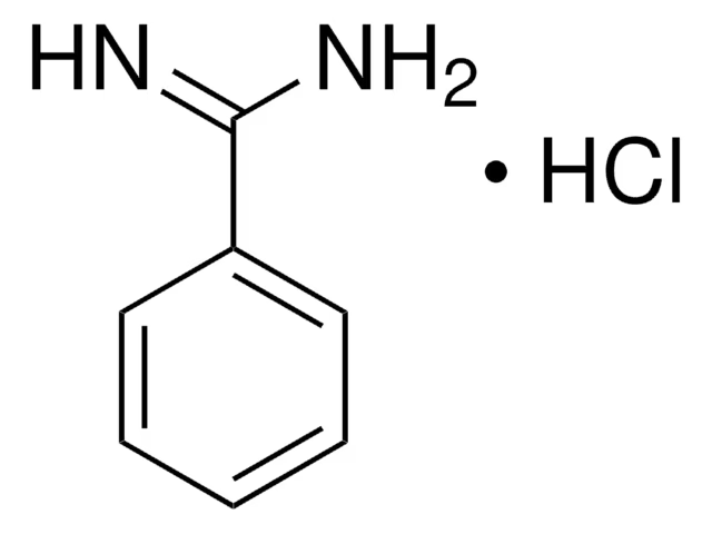 Benzamidine hydrochloride structure, CAS 1670-14-0
