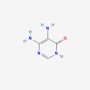 4,5-Diamino-6-hydroxypyrimidine structure, CAS 1672-50-0