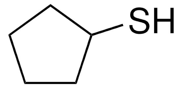 Cyclopentanethiol structure, CAS 1679-07-8