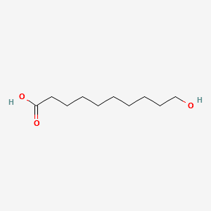 10-Hydroxydecanoic acid structure, CAS 1679-53-4
