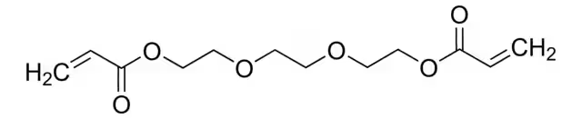 Triethylene glycol diacrylate structure, CAS 1680-21-3