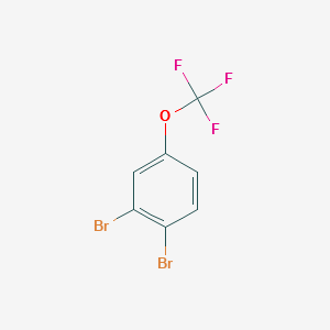 1-Bromo-3-fluoro-4-trifluoromethoxybenzene structure, CAS 1682-06-0