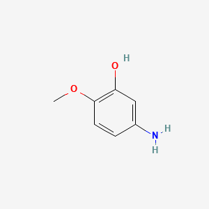 5-Amino-2-methoxyphenol structure, CAS 1687-53-2