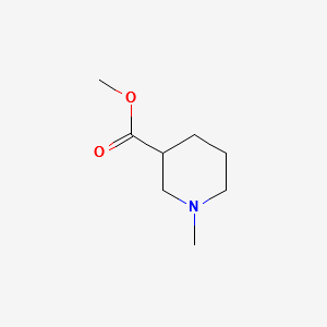 Methyl 1-methylpiperidine-3-carboxylate structure, CAS 1690-72-8