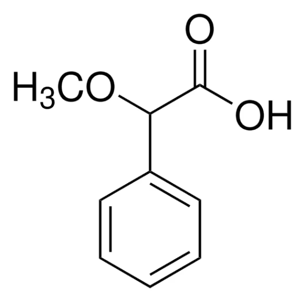 Methoxyphenylacetic acid structure, CAS 1701-77-5