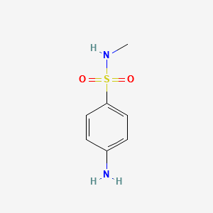 4-Amino-N-methylbenzenesulfonamide structure, CAS 1709-52-0