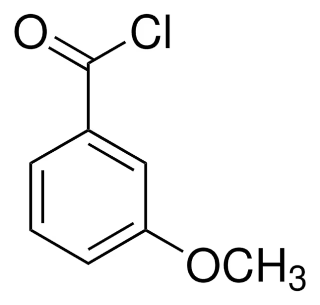3-Methoxybenzoyl chloride structure, CAS 1711-05-3
