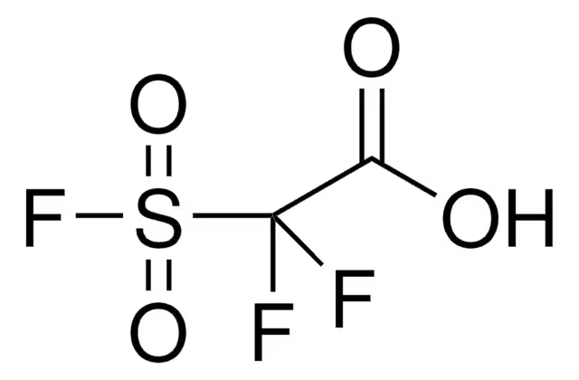 2-(Fluorosulfonyl)difluoroacetic acid structure, CAS 1717-59-5