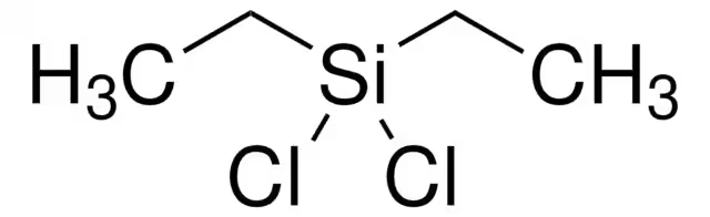 Dichlorodiethylsilane structure, CAS 1719-53-5