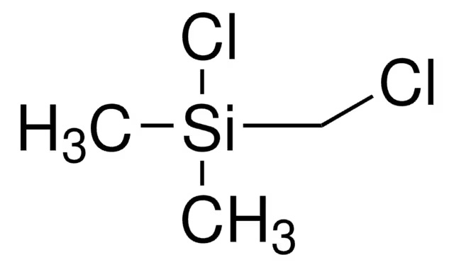 Chloro(chloromethyl)dimethylsilane structure, CAS 1719-57-9