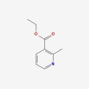 Ethyl 2-methylnicotinate structure, CAS 1721-26-2