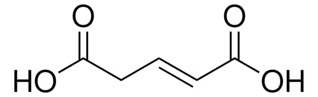 Pent-2-ene-1,5-dioic acid structure, CAS 1724-02-3