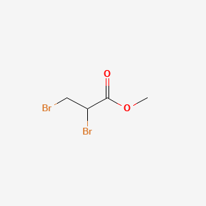 Methyl 2,3-dibromopropionate structure, CAS 1729-67-5