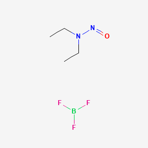 N-Nitrosodiethylamine boron fluoride (1:1) structure, CAS 1735-79-1