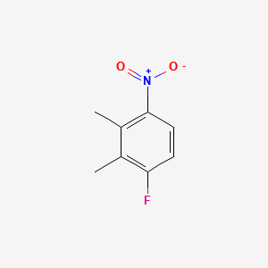 3-Fluoro-6-nitro-1,2-dimethylbenzene structure, CAS 1736-87-4