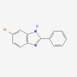 5-Bromo-2-phenylbenzimidazole structure, CAS 1741-50-0