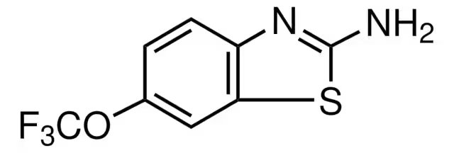 Riluzole structure, CAS 1744-22-5