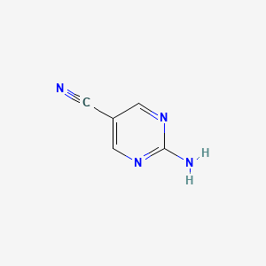 2-Aminopyrimidine-5-carbonitrile structure, CAS 1753-48-6
