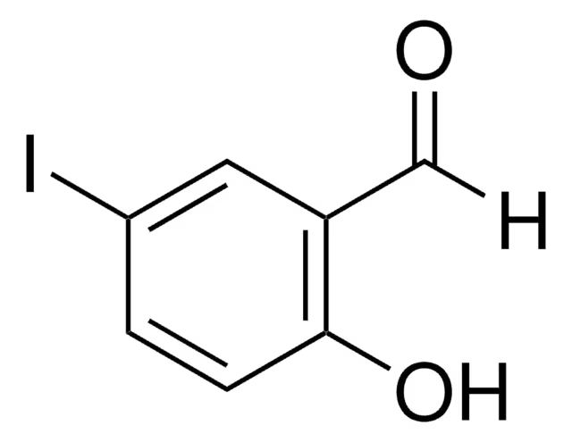 2-Hydroxy-5-iodobenzaldehyde structure, CAS 1761-62-2