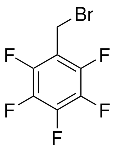 2,3,4,5,6-Pentafluorobenzyl bromide structure, CAS 1765-40-8