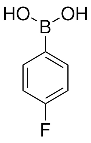 4-Fluorobenzeneboronic acid structure, CAS 1765-93-1